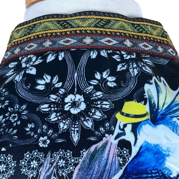 Desigual Suiza Safari Reversible Bomber Jacket EU Size 38=US 6/S NWOT - Picture 10 of 16